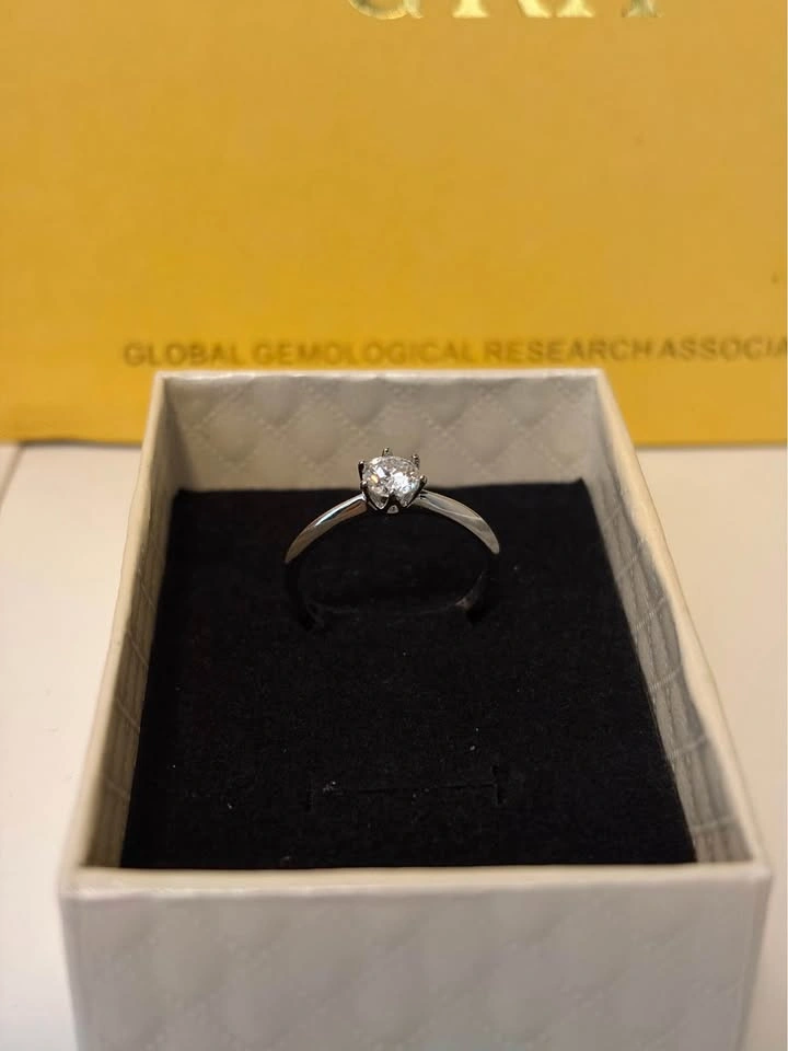 Moissanite Promise/Engagement Ring - photo 3