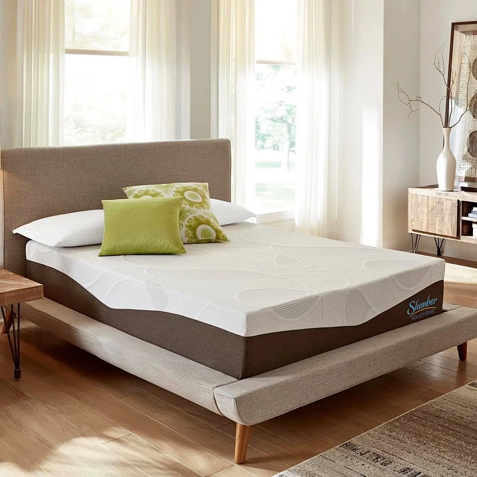 Slumber Solutions Plush Gel Memory Foam Mattress TWIN
