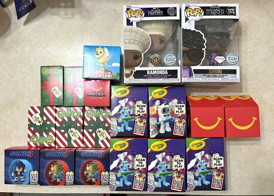 McDonald's Toys Lot + 2 FREE Marvel Funko Pops