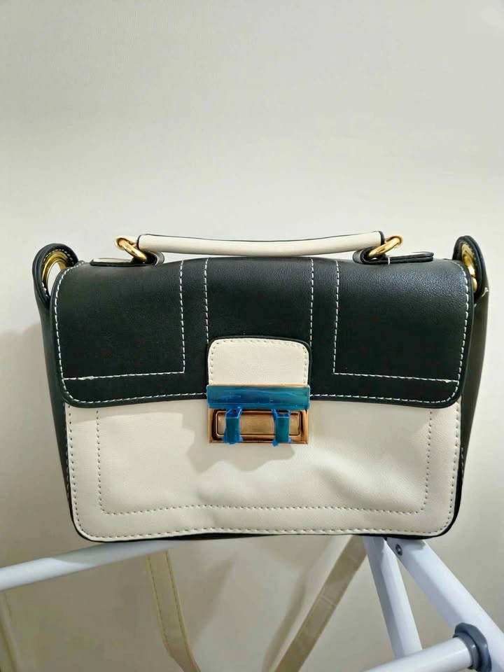 Black & White Crossbody Bag