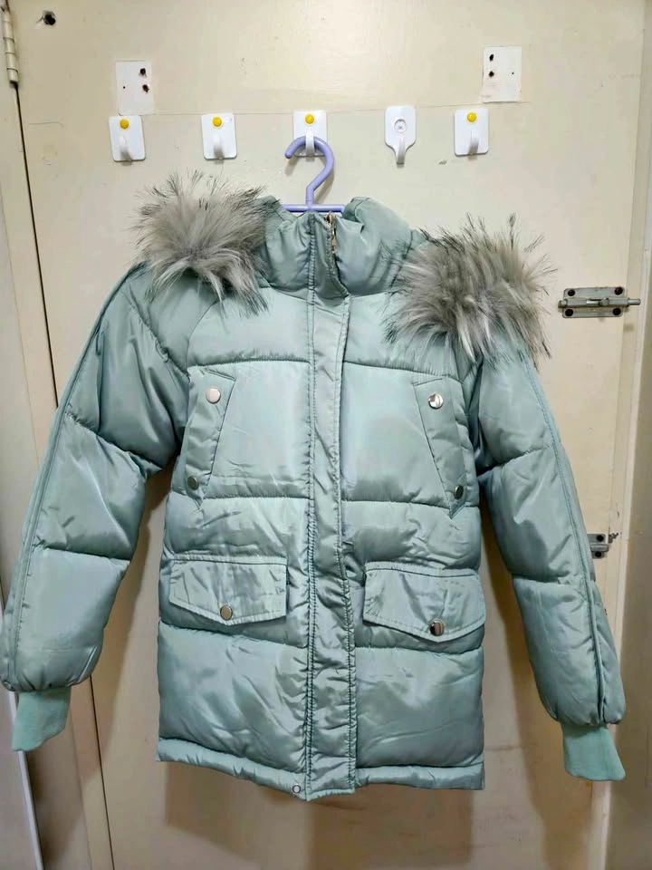 Mint Green Winter Coat