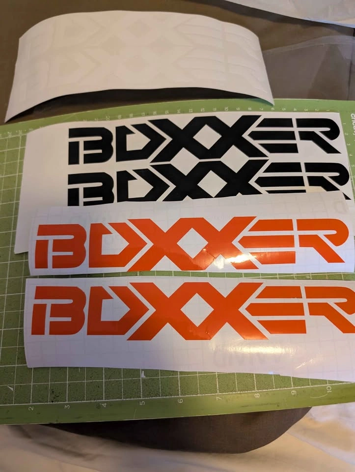Vinyl Boxer Decal + Transfer Tape - photo 3