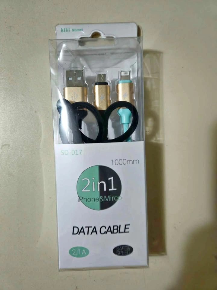 2 in 1 iPhone & Micro USB Charger (USB-A)