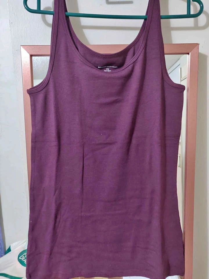 Amazon Basics - Tank Tops (Maroon & Grey)