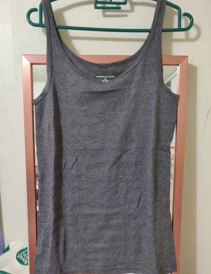 Amazon Basics - Tank Tops (Maroon & Grey) - photo 2