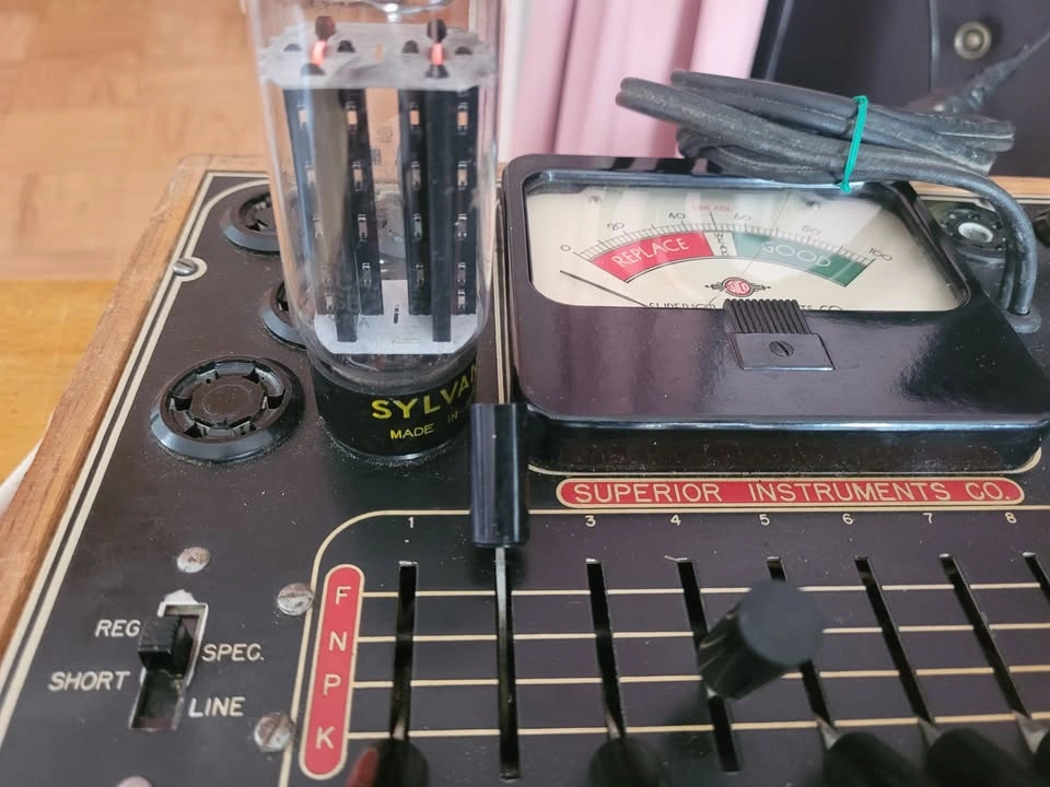 Vintage Superior Instruments TV-10 Tube Tester USA 1949 - photo 5
