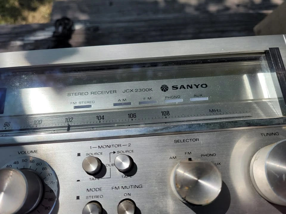 Sanyo JCX 2300K Stereo Vintage Wood Japan 1979 - photo 3