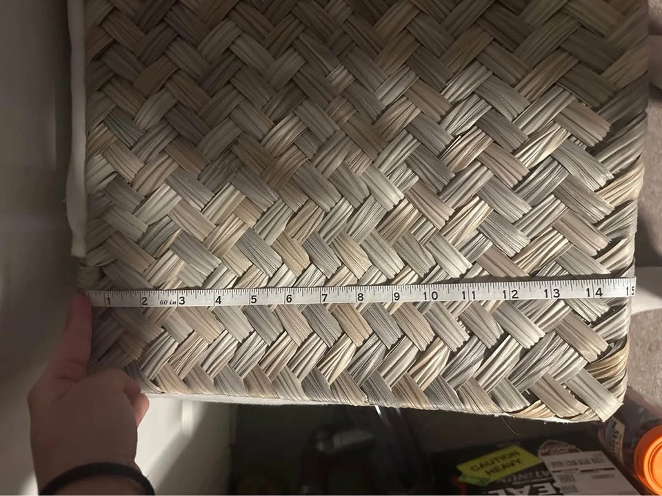 Wicker/woven laundry basket - photo 4