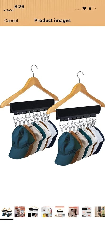 Hat Rack for Closet