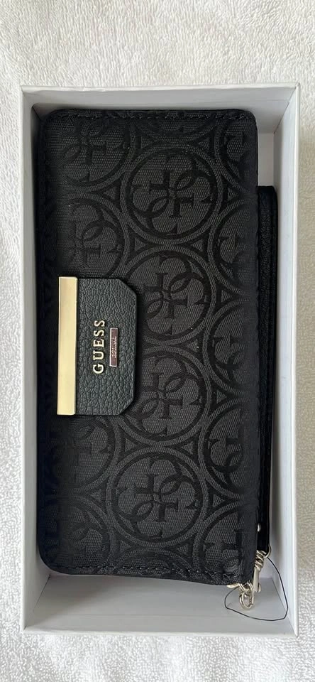 NEW Guess Black Zip-Around Wallet – Never Used - photo 3