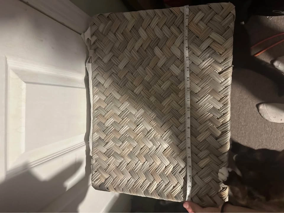 Wicker/woven laundry basket - photo 5