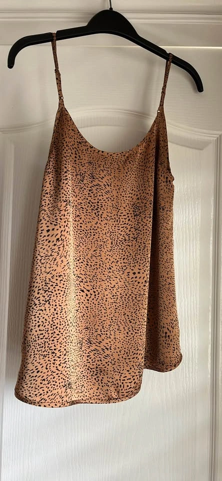 Babaton Animal Print Camisole – Silky Tank Top (Size S) - photo 3