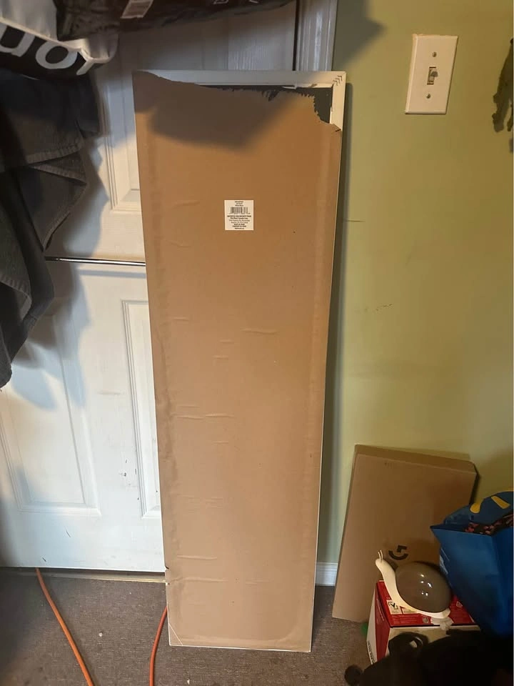 White Full Length Mirror 49x13.5" - photo 4