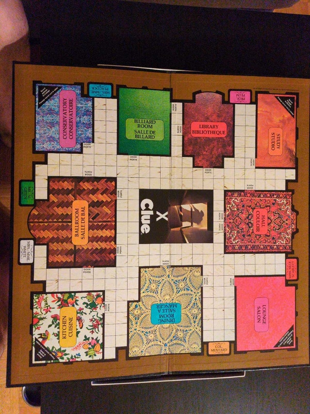 1972 - Vintage Parker Brothers Clue Board Game - MINT Condition - photo 5
