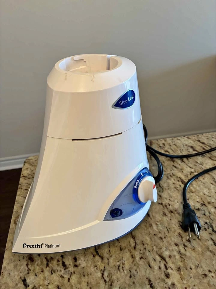 Preethi Blue Leaf Platinum Mixer Grinder Set - Like New