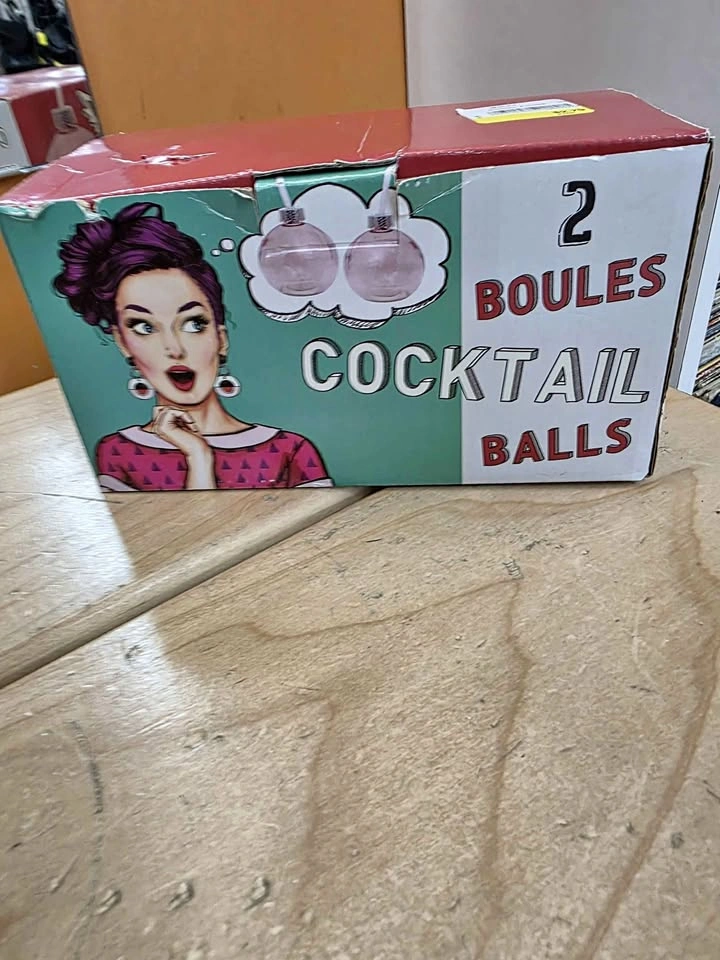 Set of 2 "Cocktail Balls"