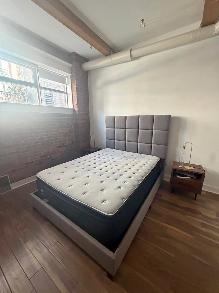 Queen Bed Frame and Sealy Mattress