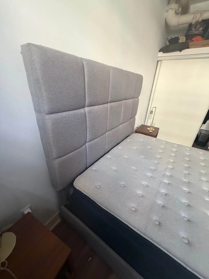 Queen Bed Frame and Sealy Mattress - photo 2