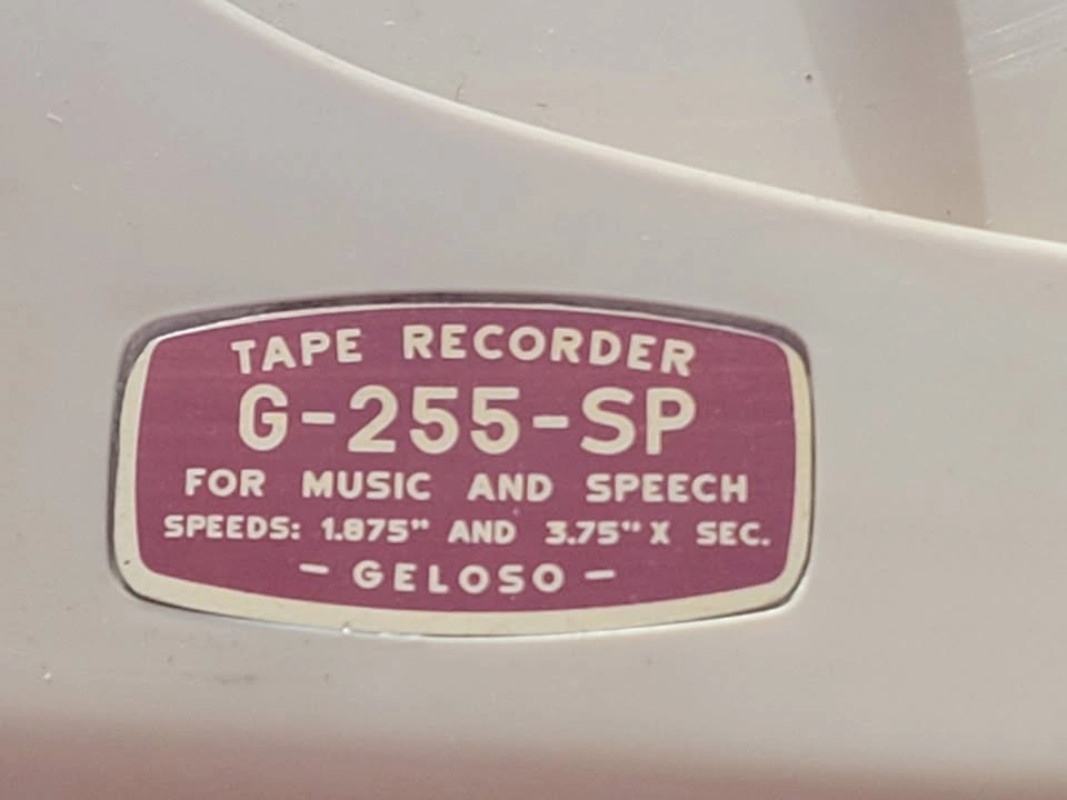 Vintage Geloso Reel To Reel Tape Recorder G 255 SP Milano Italy - photo 2