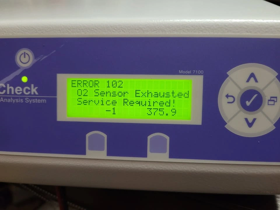 Korr Metacheck Metabolic Calorimeter Analyzer USA Error 102 Sens - photo 5