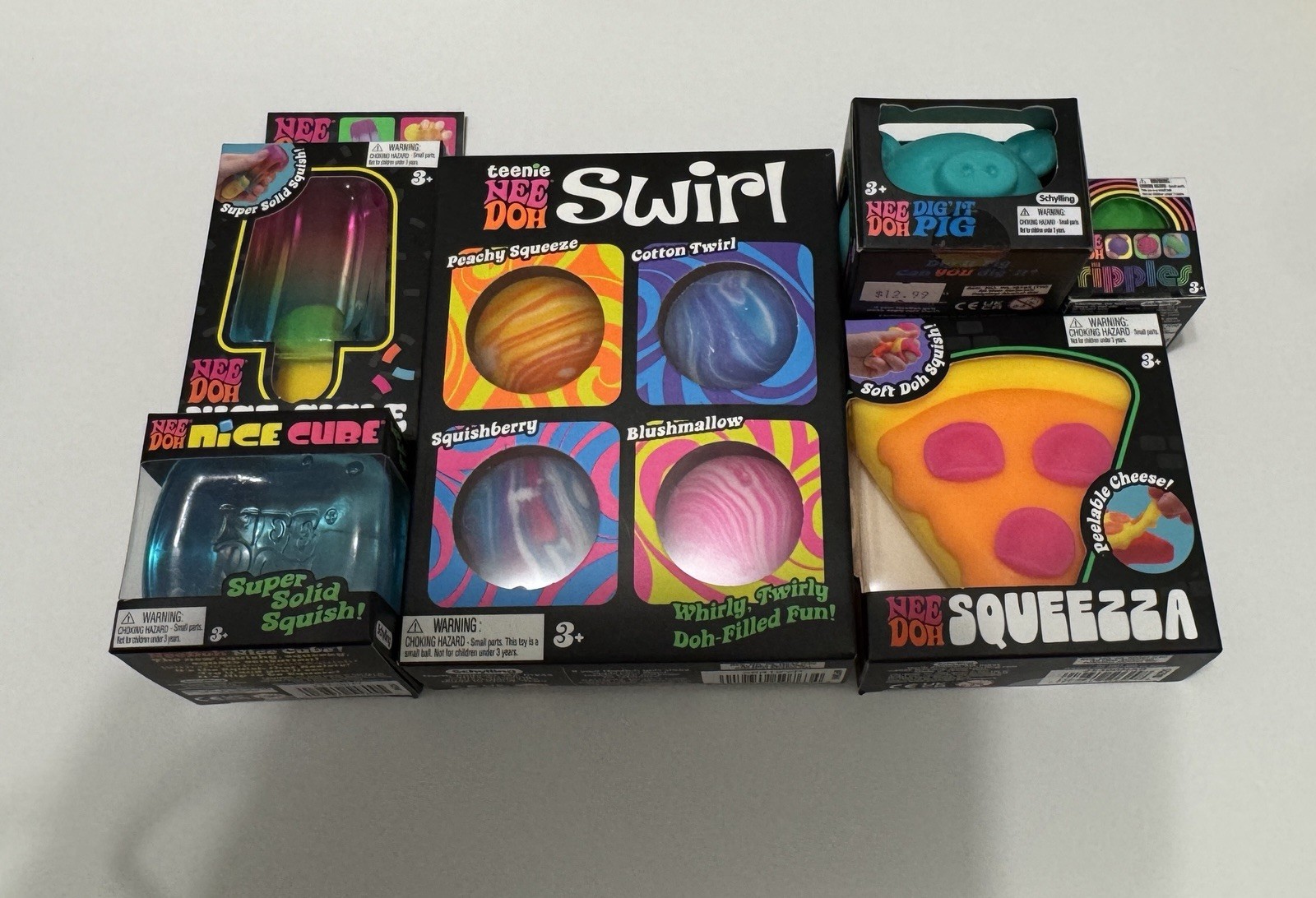 Needoh Lot - Swirl 4 Pack + More
