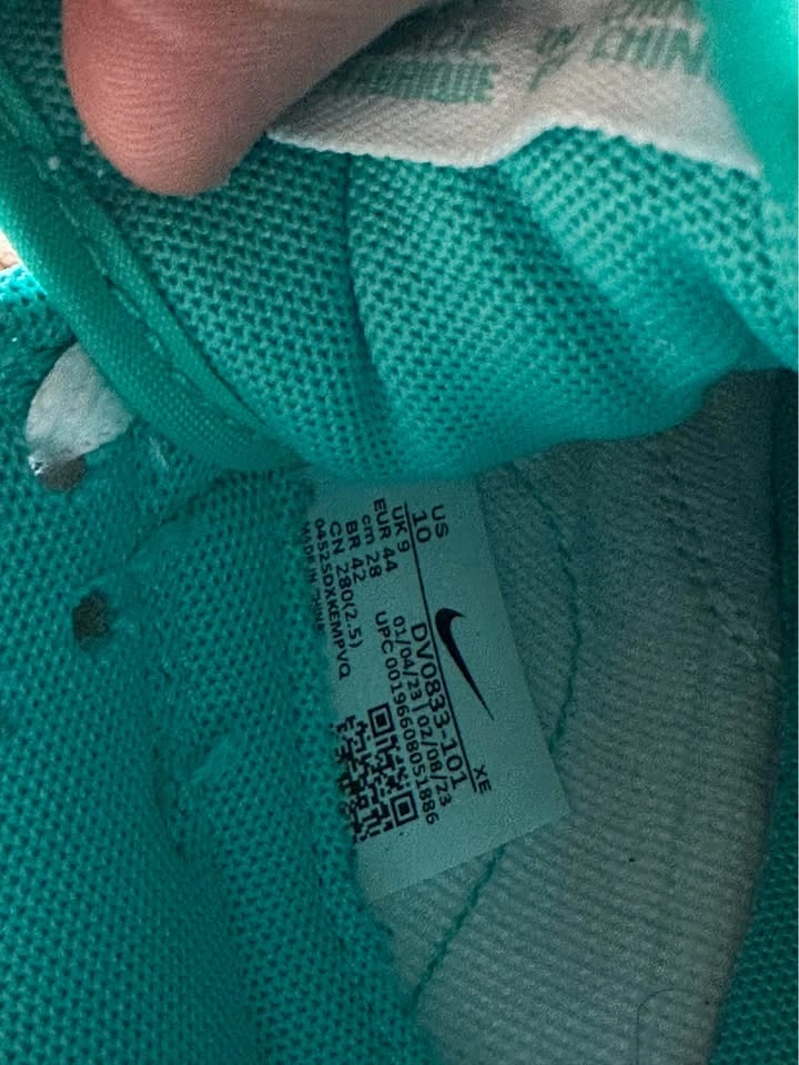 Nike Teal Dunks Size 10 - photo 3