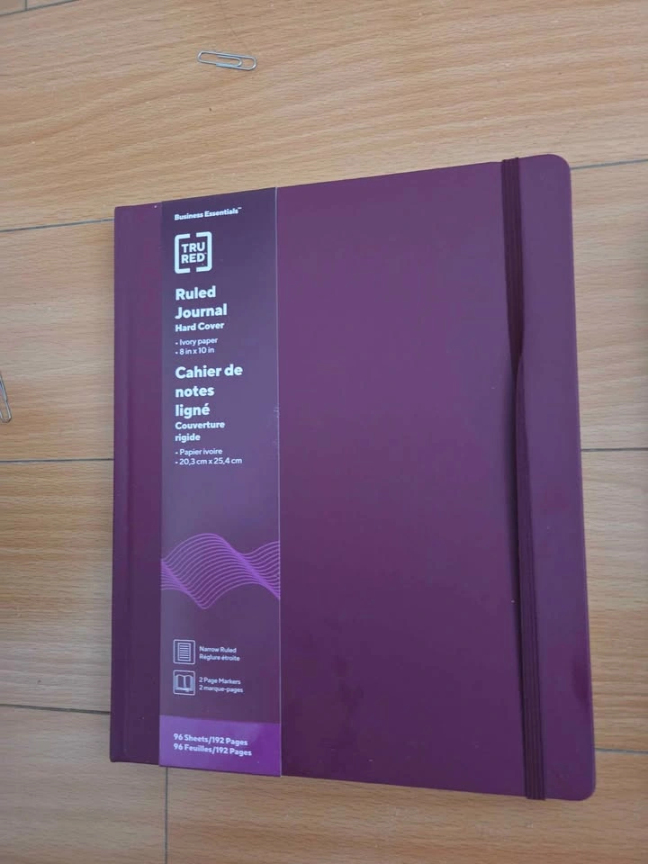 3 tru red notebooks (large) - unused - photo 4
