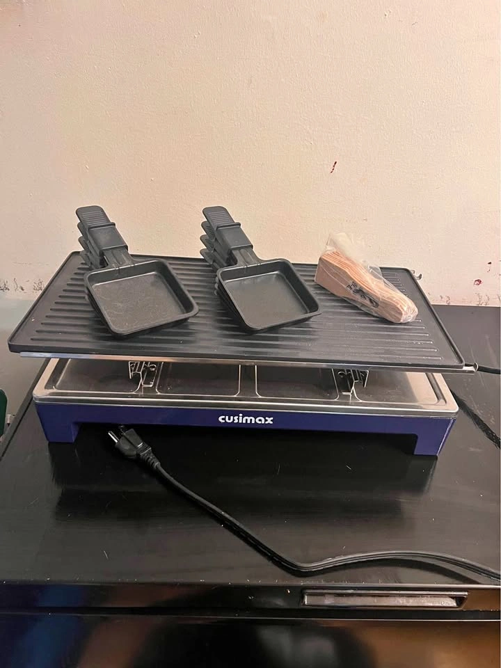 Racklette grill and Sandwich press