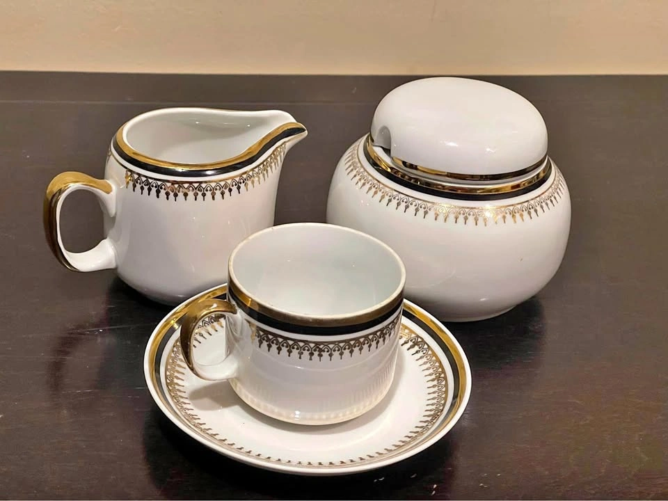 Vintage Chodziez Poland Porcelain Espresso Set - $5