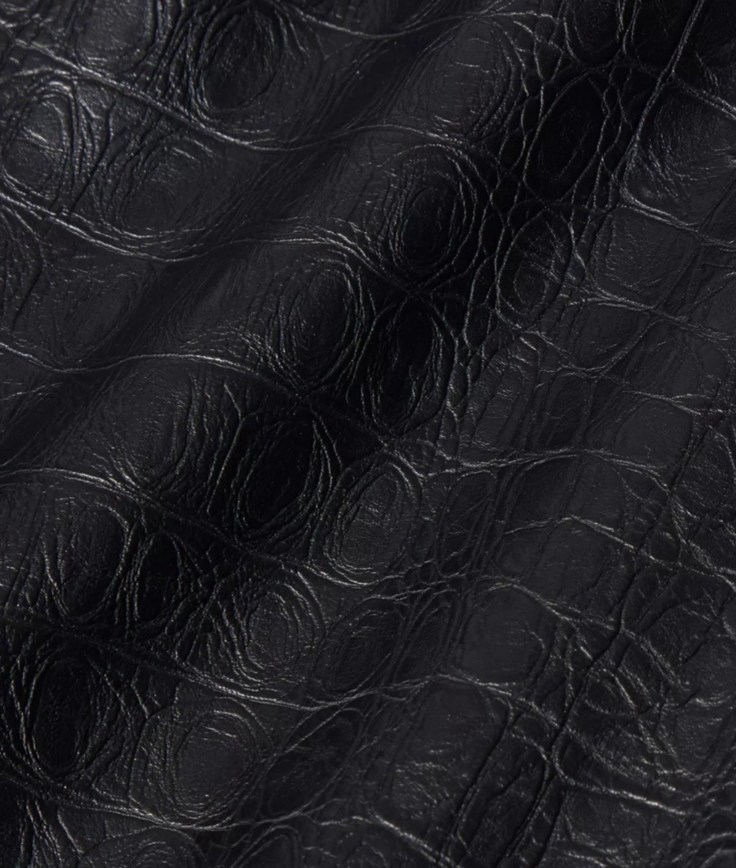 Commando Black Croc Embossed Faux Leather Leggings Size S - photo 4