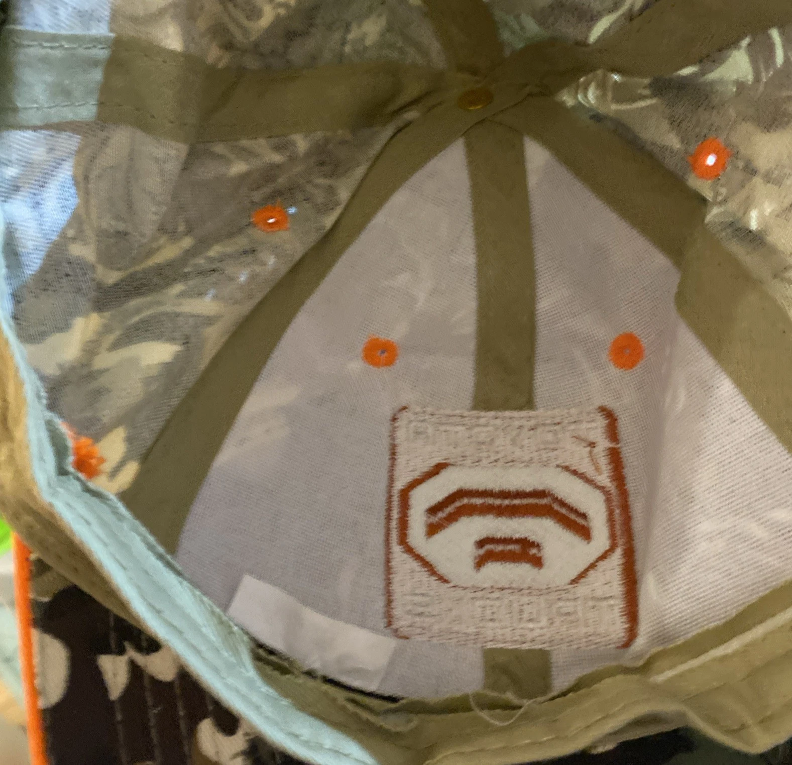 Toyota Trucks Hat Orange Logo On Camouflage Cap 2006 Promotional - photo 3