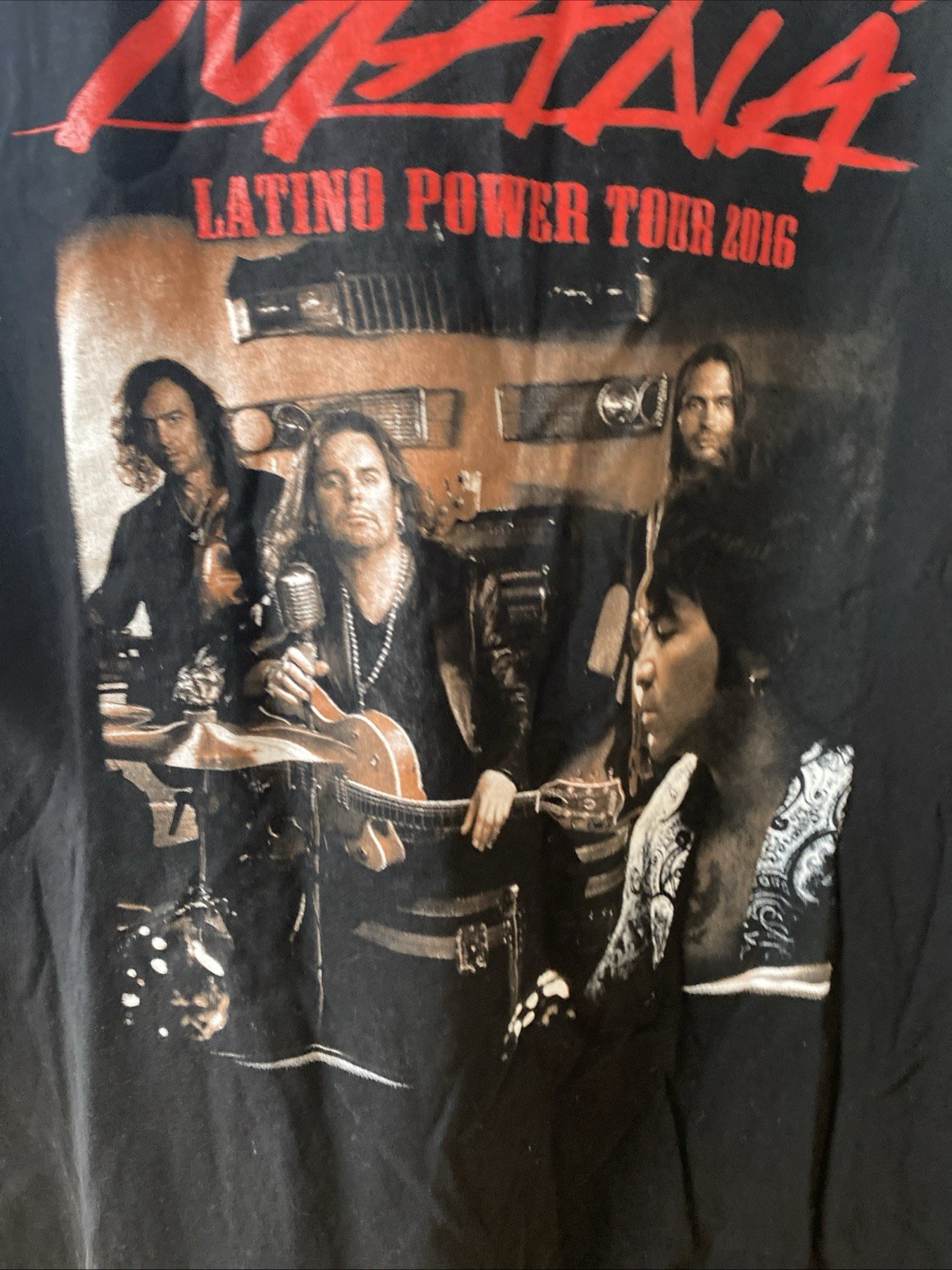 MANA Latino Power Tour 2016 T-shirt Unisex Size L - photo 3