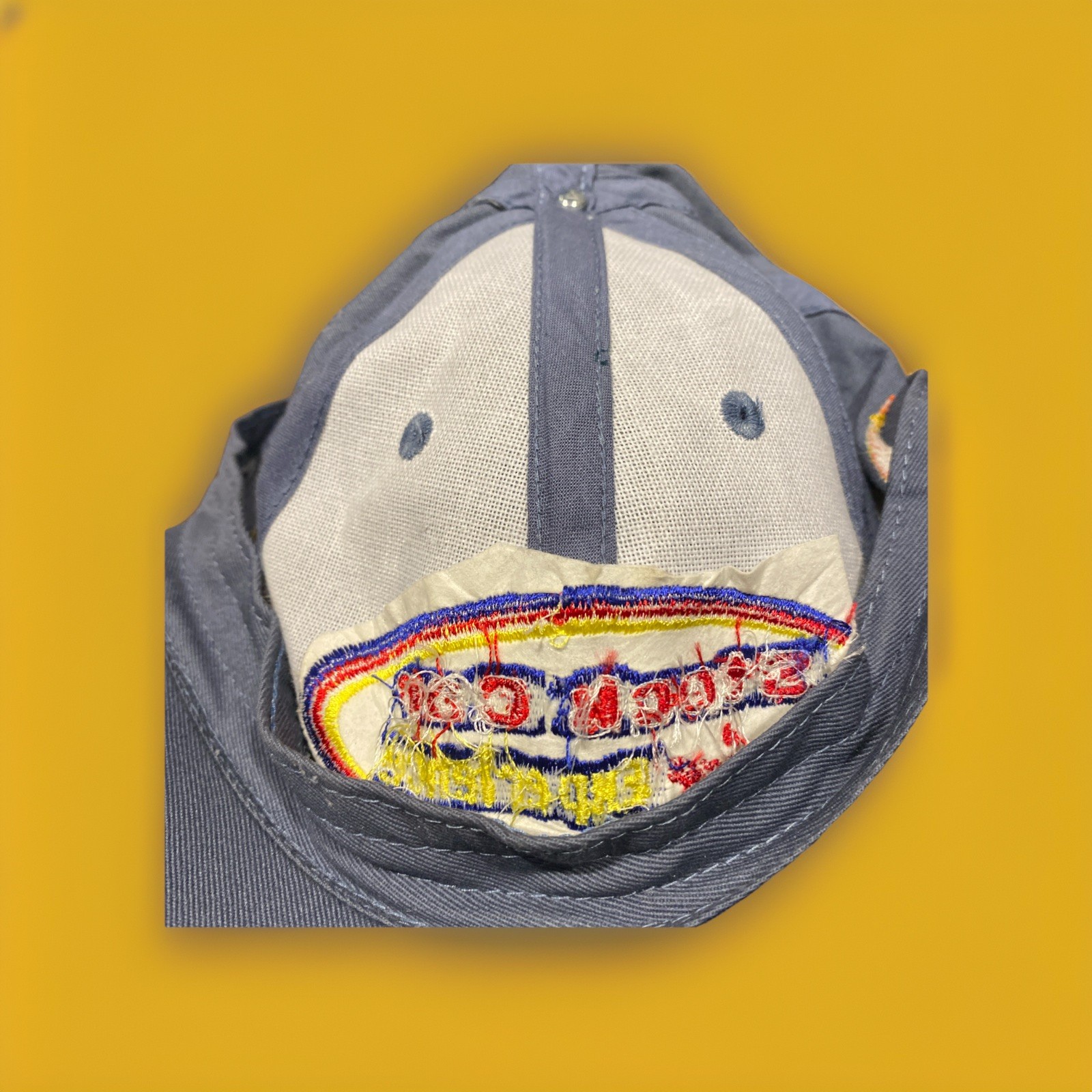 Stock Car Racing Flames Fire Hat Gray One Size - photo 3