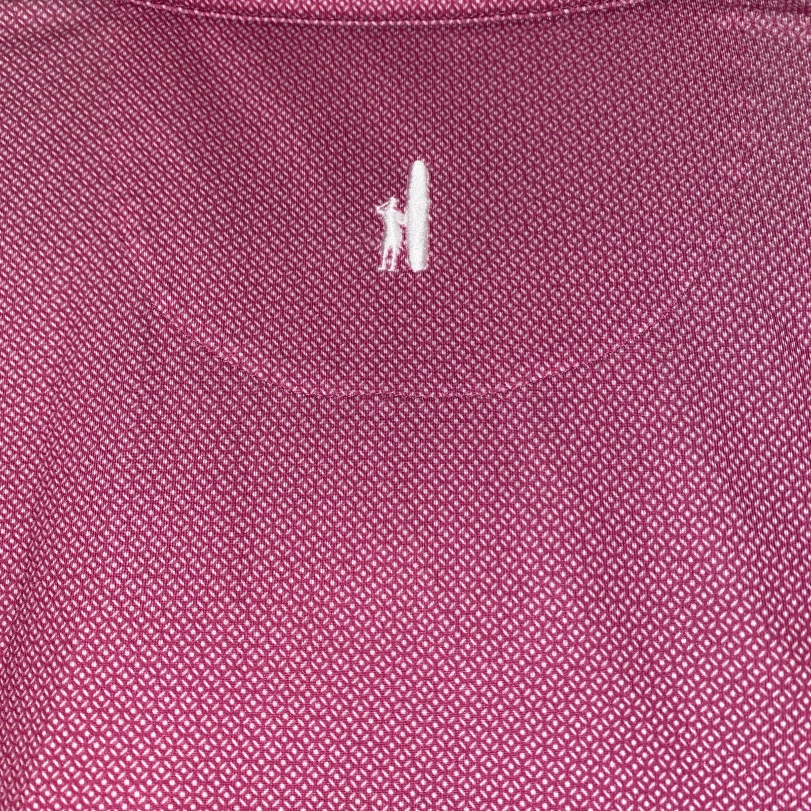 Johnnie-O Polo Shirt Sz M Pink Seniorita Short Sleeve Golf - photo 4