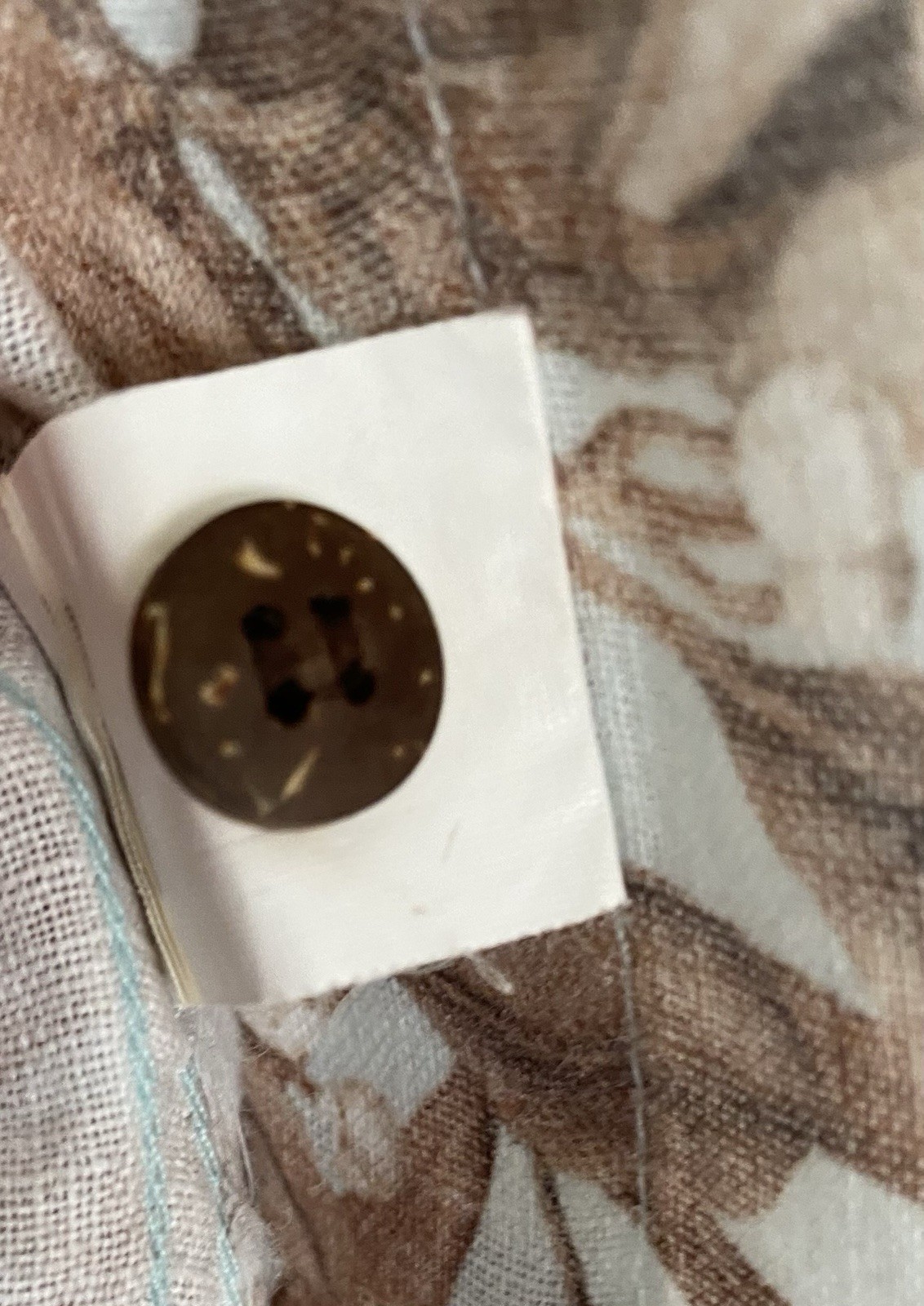 Island Shop Mens L Slim Floral Linen Shirt - photo 5