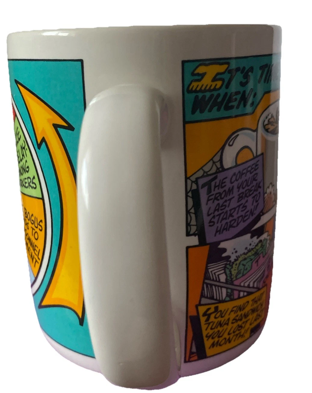 "It's Time To Take a Coffee Break When" Funny Office Mug - photo 4