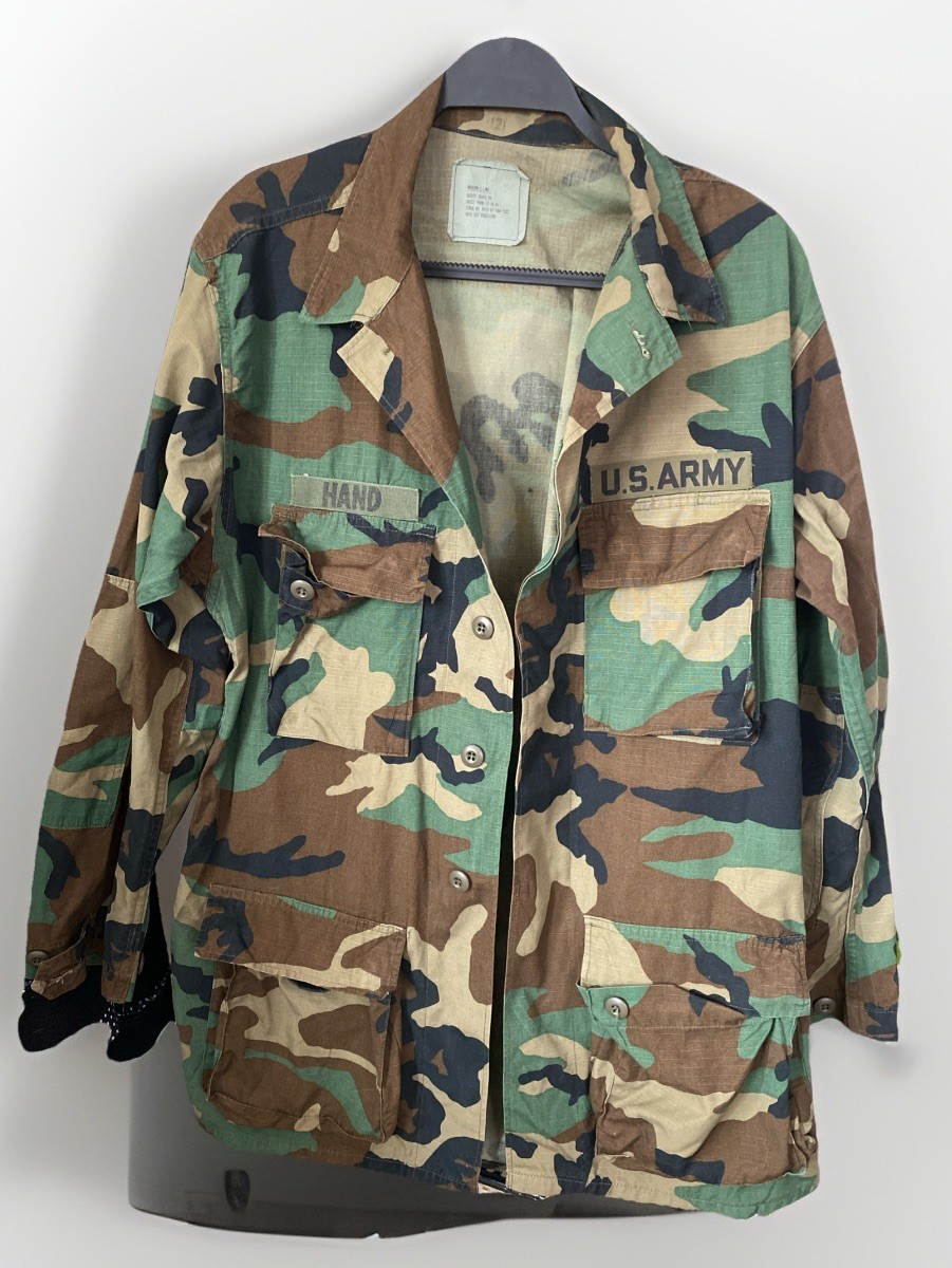 USGI M81 Woodland BDU Field Coat Patched Medium