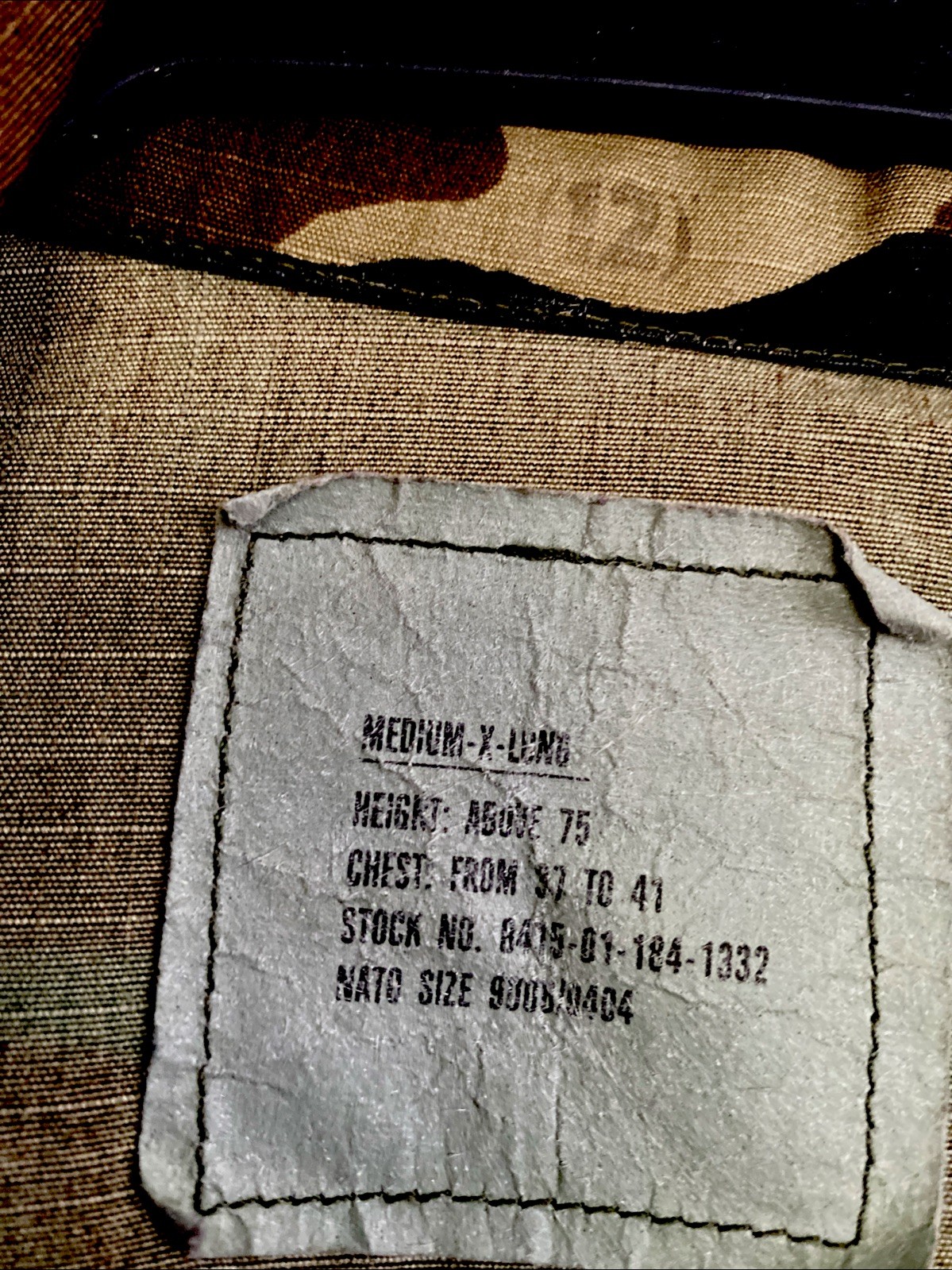 USGI M81 Woodland BDU Field Coat Patched Medium - photo 2