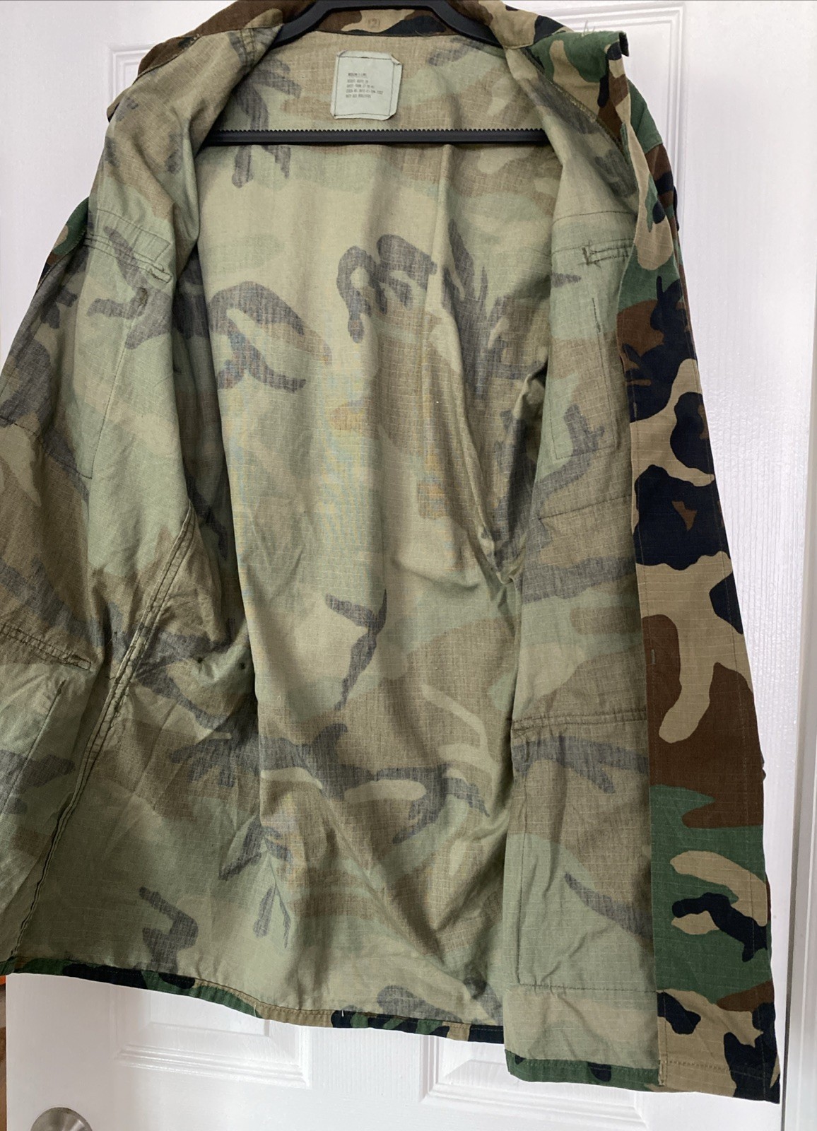 USGI M81 Woodland BDU Field Coat Patched Medium - photo 5