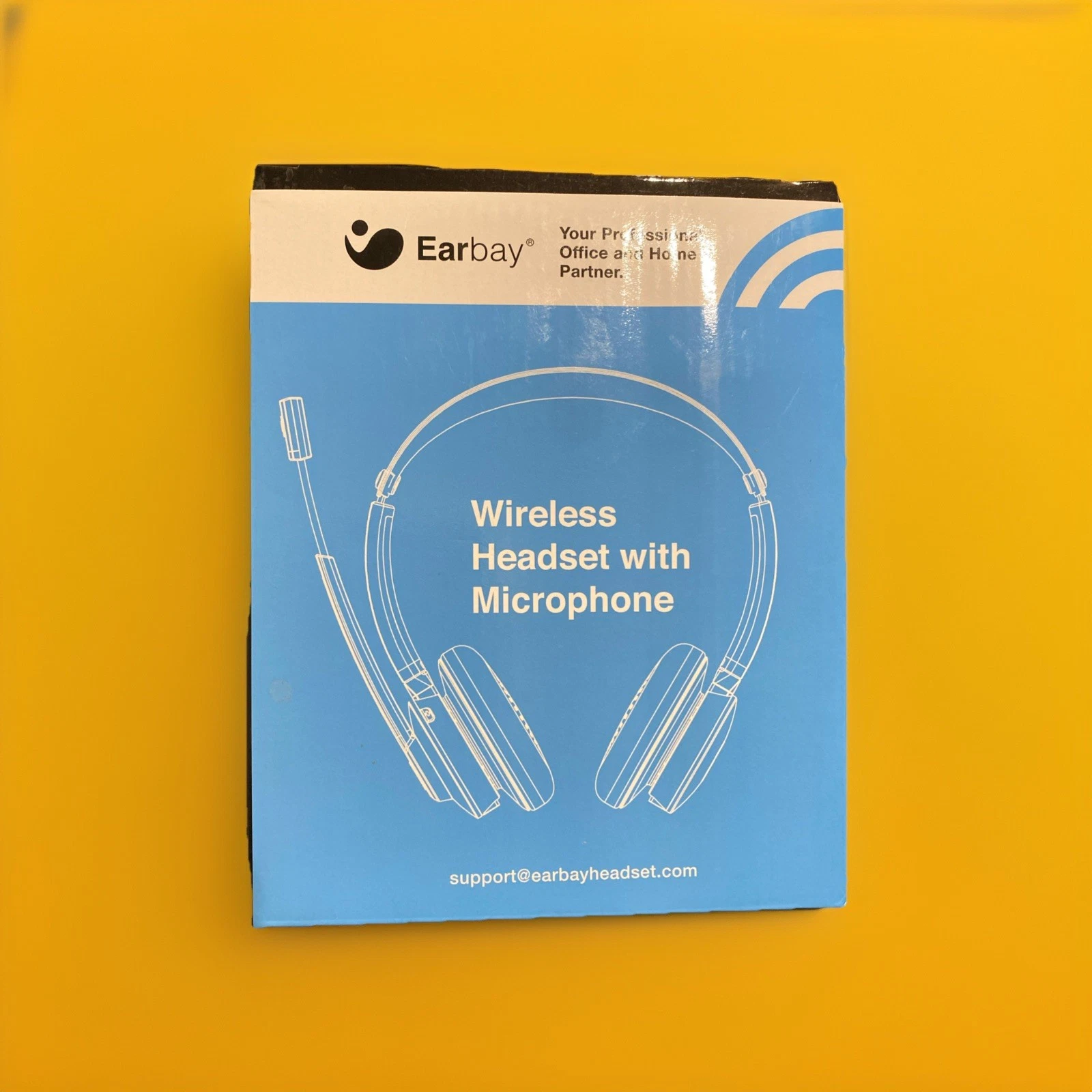 Earbay Wireless Headset With Microphone Bluetooth Noise Cancelin
