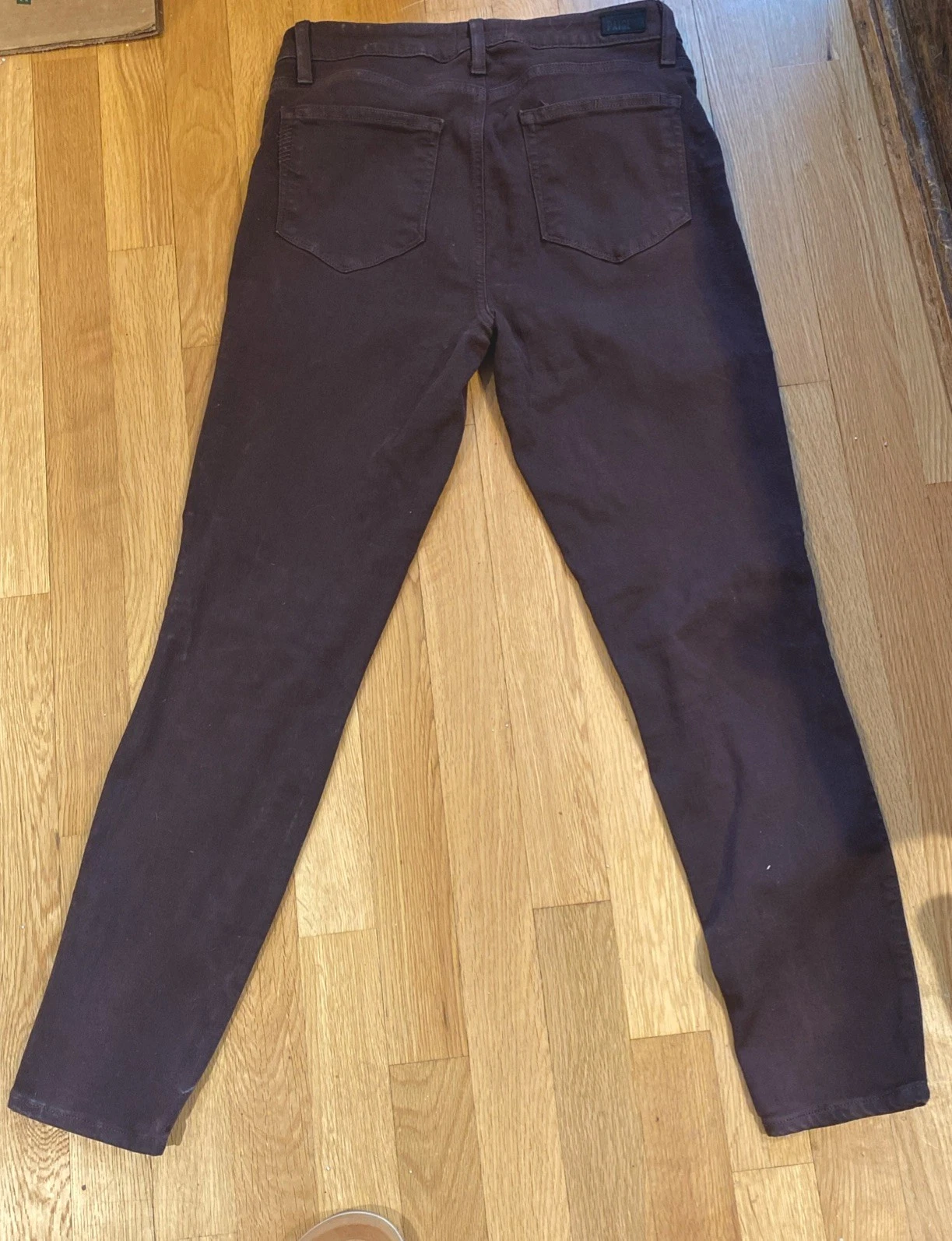 PAIGE Hoxton Ankle Skinny Jeans 28 Brown Denim Stretch Made in U - photo 4