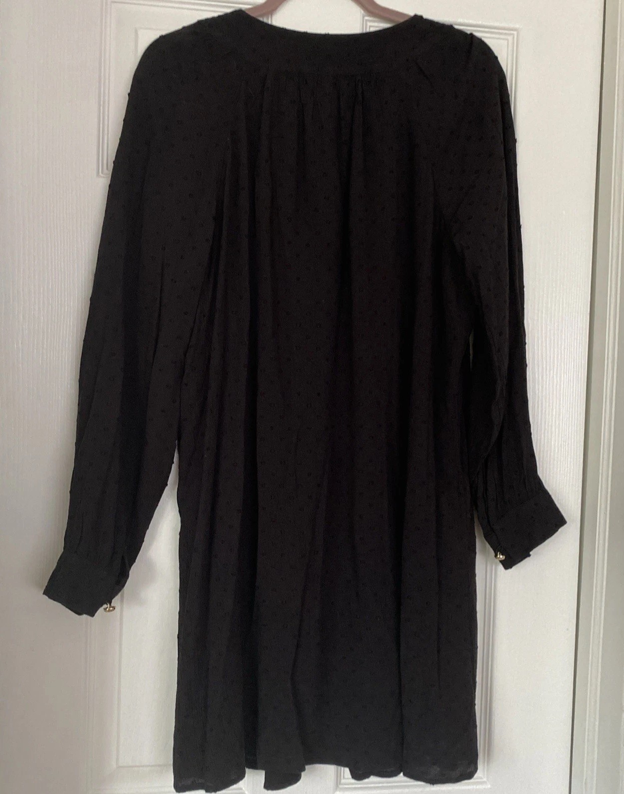Loft Petite M Black Dots Dress - photo 2