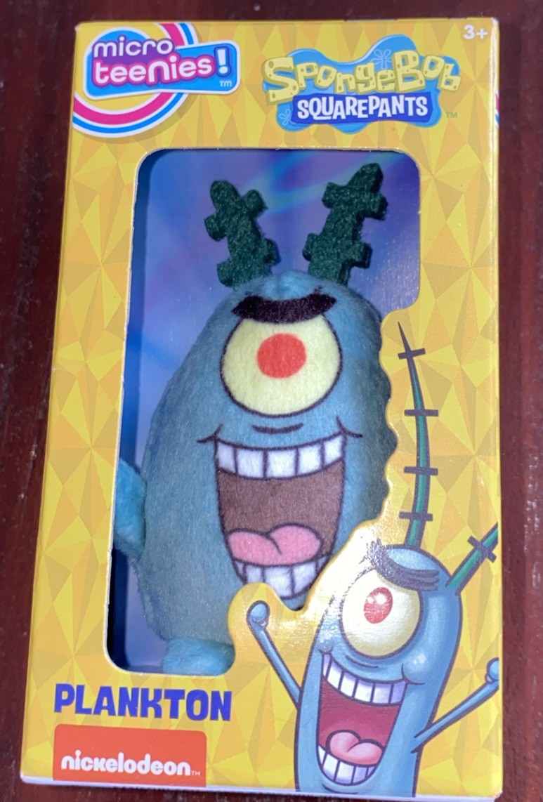 SpongeBob SquarePants Micro Teenies Plankton Plushie - photo 2