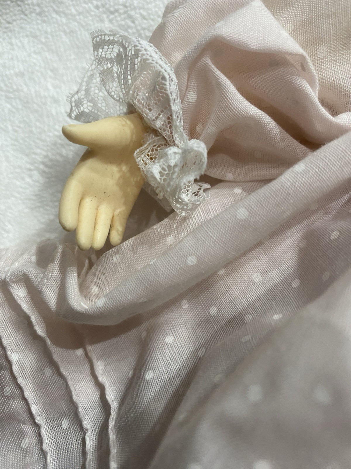 ASIAN doll Pauline 14" Soft body ceramic limbs & head Vintage 19 - photo 5