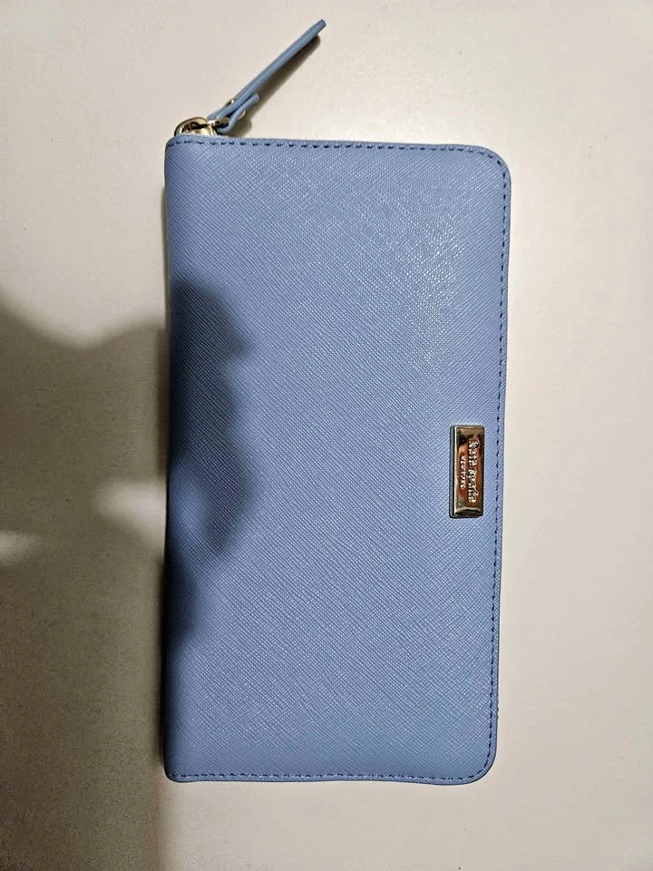 Kate Spade - Laurel Way Neda Leather Wallet (Cloudcover Blue)