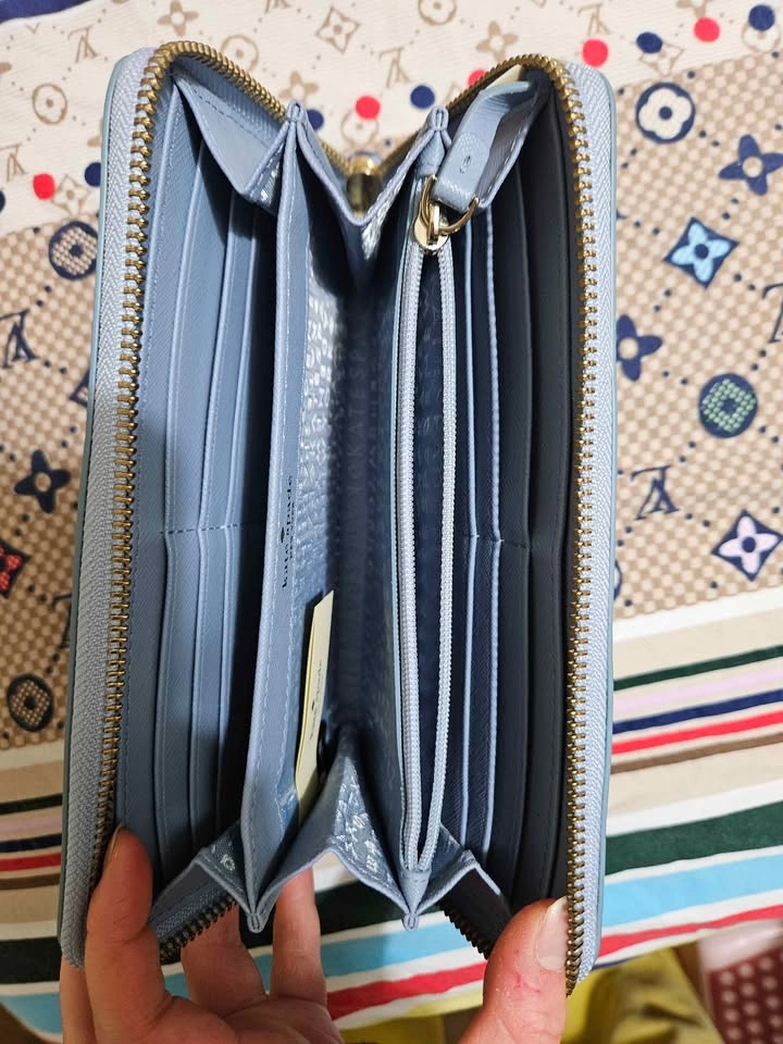 Kate Spade - Laurel Way Neda Leather Wallet (Cloudcover Blue) - photo 3