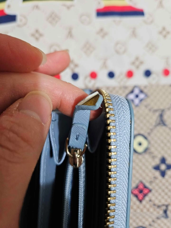 Kate Spade - Laurel Way Neda Leather Wallet (Cloudcover Blue) - photo 4