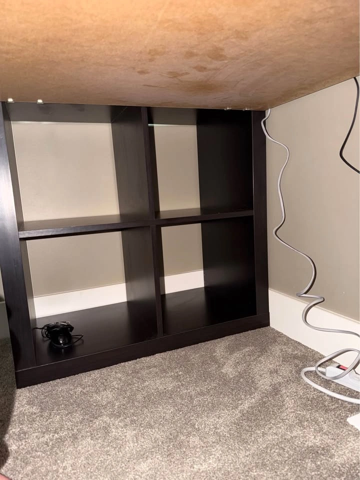 IKEA Corner Desk with Large Shelving Unit (8 Compartments) - photo 2