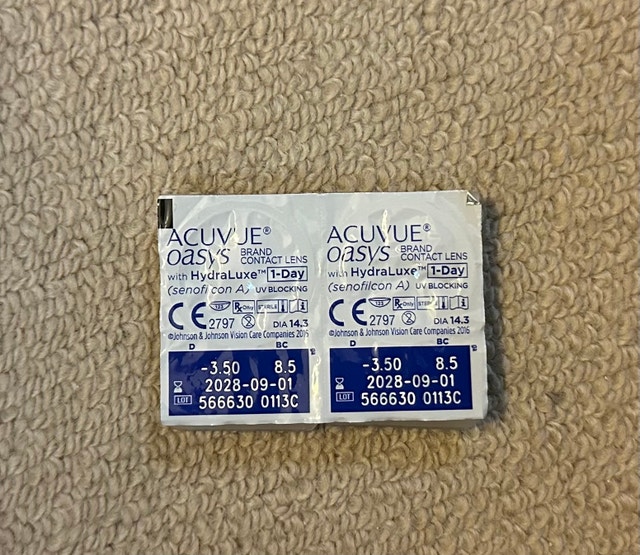 Acuvue Oasys -3.50 Contact Lenses