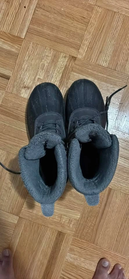 Sporting Black Winter Duck Boots
